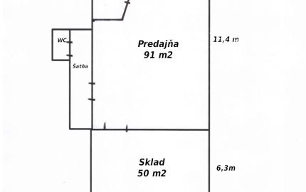 Obchodno-skladový priestor Vištuk
