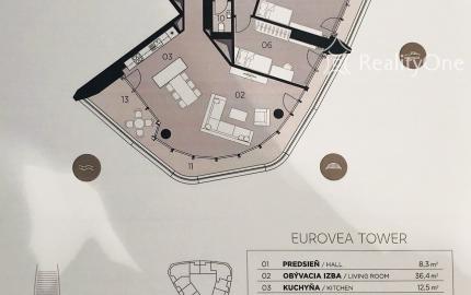 4-izb. byt v EUROVEA TOWER