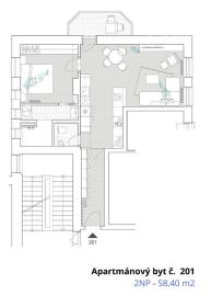 Zariadený 2-izb. byt v historickom centre