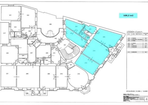 Kancelárie na Šafárikovom nám. (50,6 m2, 106,8 m2, 109,2 m2)