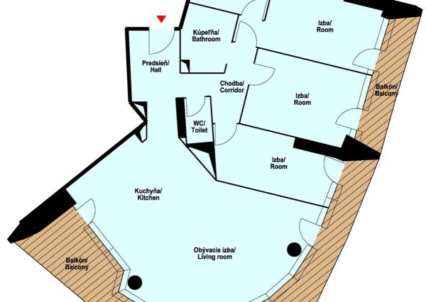 4-izb. byt v EUROVEA TOWER