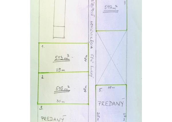 Lehnice SP 655 m2 už so základovou doskou